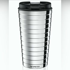 Nespresso Touch Collection Stainless Steel Travel Mug 12.9oz Limited Edition NIB
